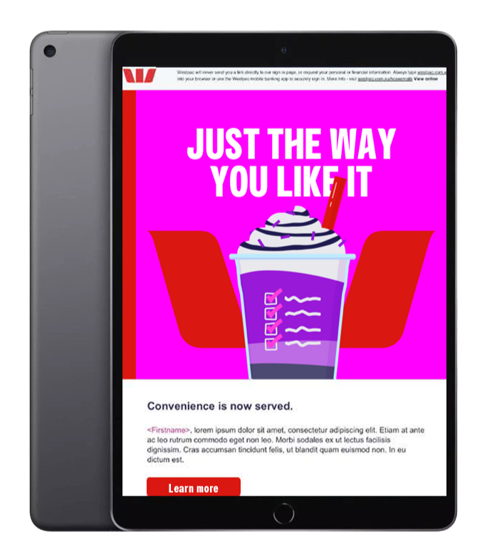 Westpac iPhone concept eDM