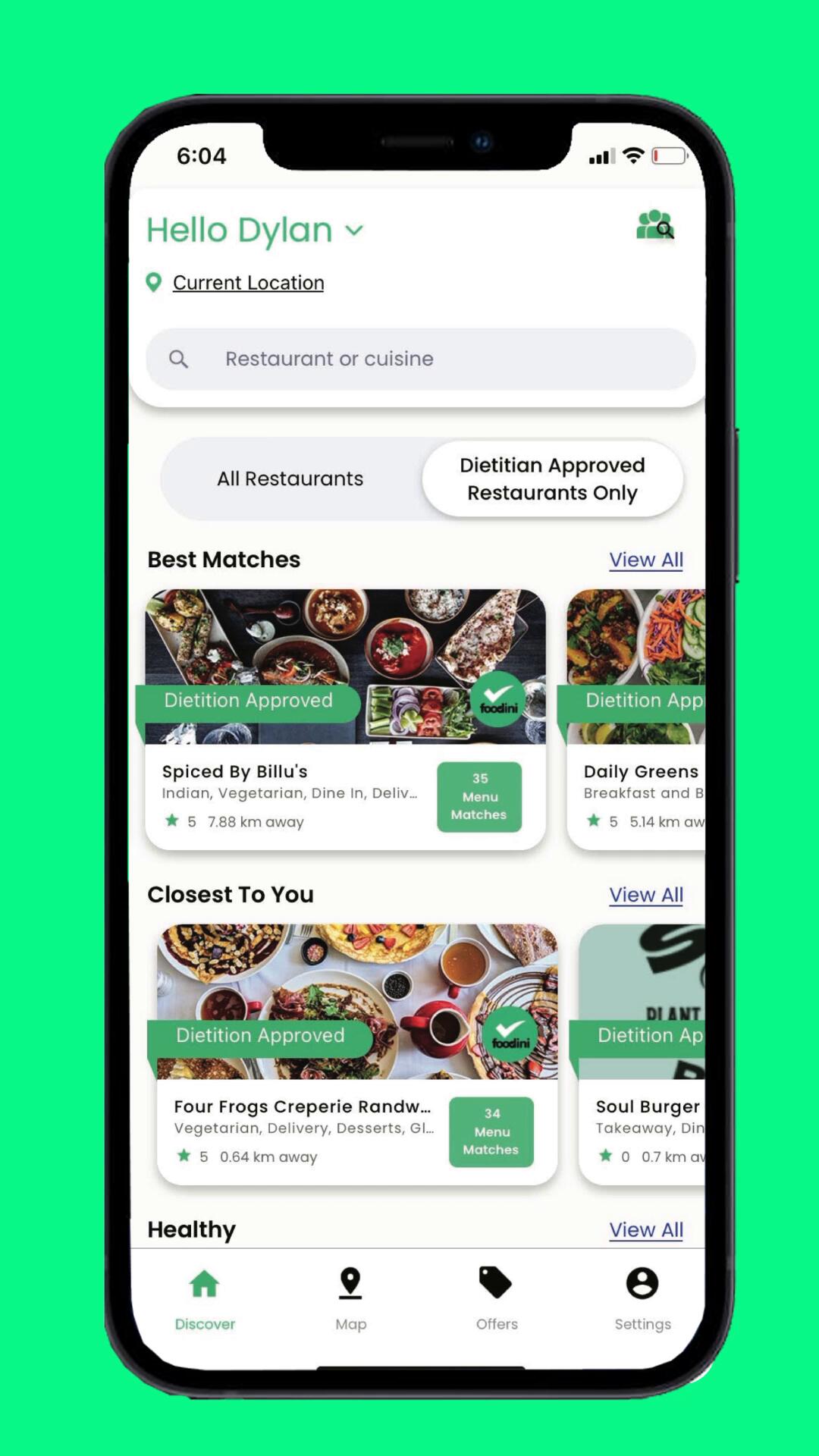 Foodini Mobile ad